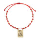 Scapular Virgin Medallion Red String Bracelet