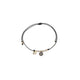 Black String Bracelet with God Eye Charm