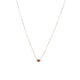 Rose gold necklace with God eye