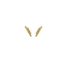 Gold Diamond Climber Earrings