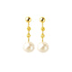 Short pearl earrings