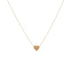 Gold Diamond Encrusted Heart Necklace