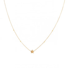 Rose Gold Diamond Star Necklace