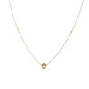 Gold Diamond Skull Necklace