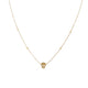 Gold Diamond Skull Necklace