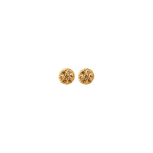 Long Gold Chain with Diamond Orbs Drop Earrings