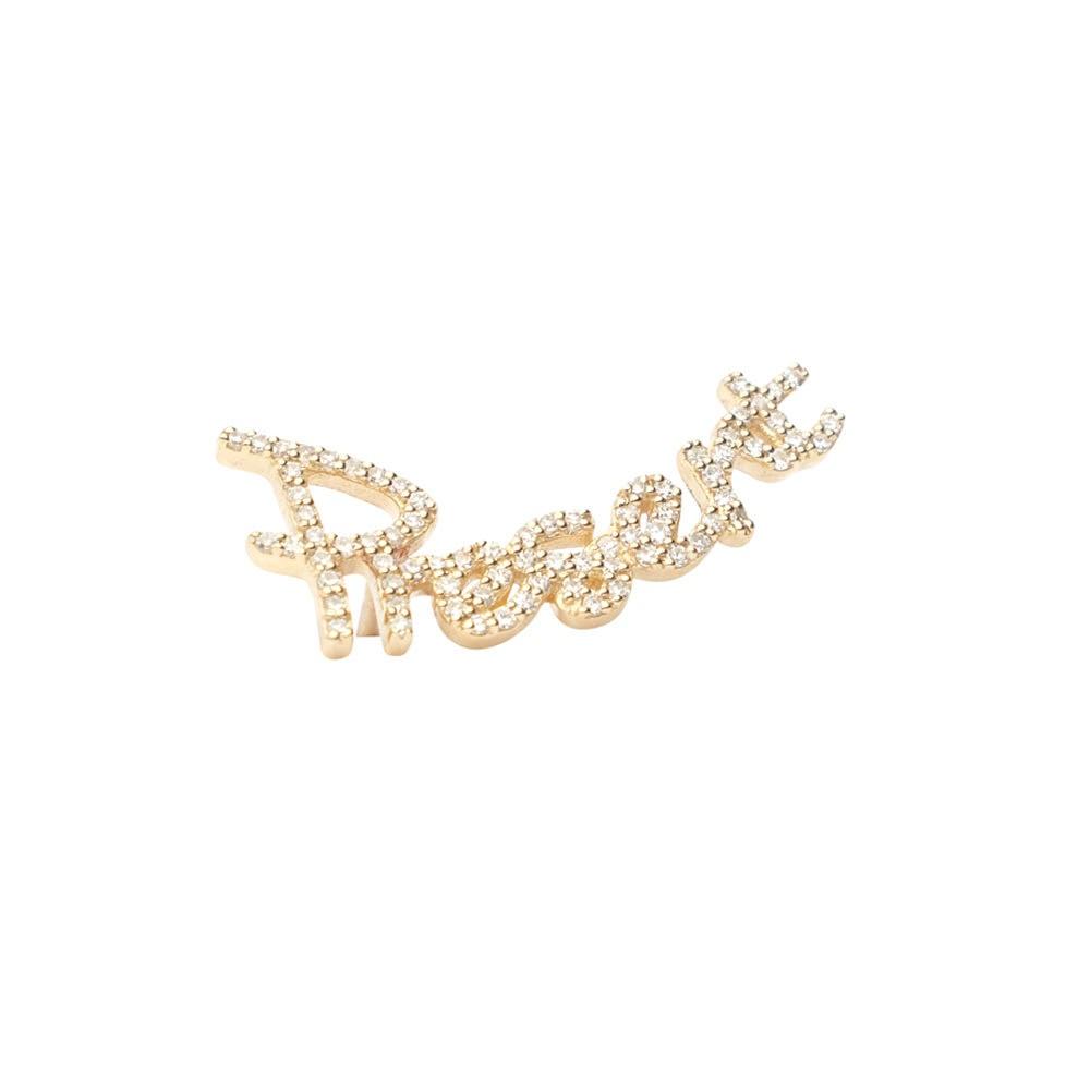 Diamond Present Earring Climber