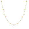 Gold Nuggets and Diamonds Necklace