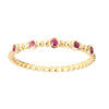 Ruby Accented Gold Ring