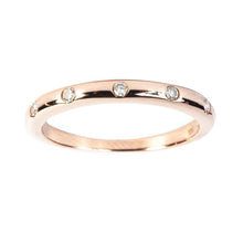 Gold Band Diamond Eternity Ring