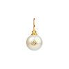 White Pearl with Middle Diamond