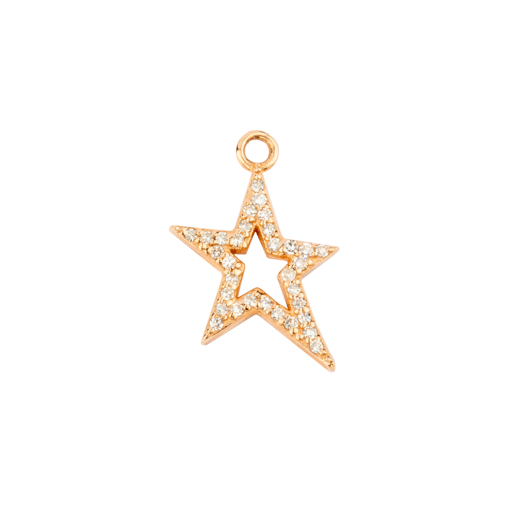 Small Hollow Diamond Star