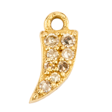 Small Horn with Pavé Diamonds