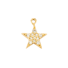 Small Star with Pavé Diamonds