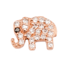 Small White Dimond Elephant with  Sapphire Eye