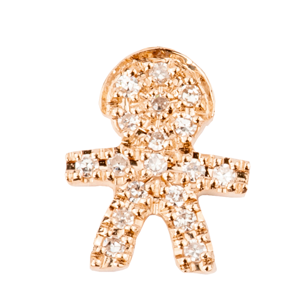 Small Boy with Pavé Diamonds