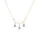 Blue Sapphire and Diamond Necklace