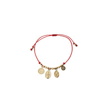 Red String Bracelet with Spiritual Charms