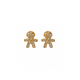 Diamond Encrusted Boy and Girl Stud Earrings