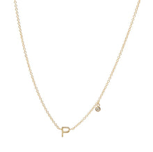 Customizable Gold Letters & Diamond Symbol Charms Necklace